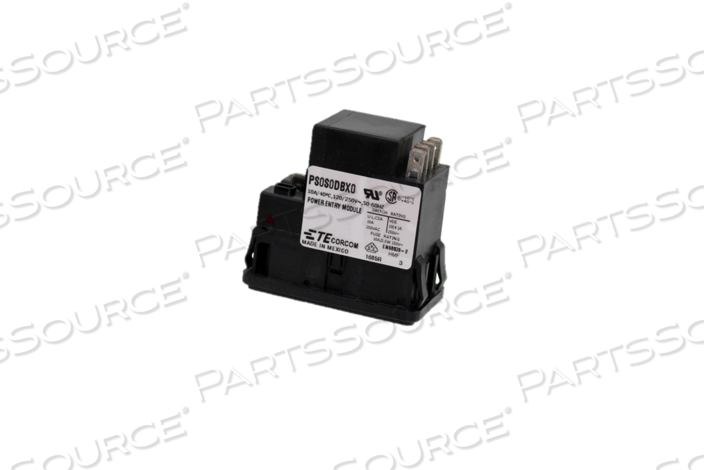 POWER ENTRY CONNECTOR RECEPTACLE, MALE BLADES - MODULE IEC 320-C14 PANEL MOUNT, SNAP-IN by Approved Vendor POWER ENTRY CONNECTOR RECEPTACLE, MALE BLADES - MODULE IEC 320-C14 PANEL MOUNT, SNAP-IN by Approved Vendor