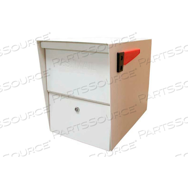 MAIL BOSS PACKAGE MASTER COMMERCIAL LOCKING MAILBOX WHITE by Epoch Design LLC Dba Mail Boss MAIL BOSS PACKAGE MASTER COMMERCIAL LOCKING MAILBOX WHITE by Epoch Design LLC Dba Mail Boss