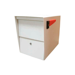 MAIL BOSS PACKAGE MASTER COMMERCIAL LOCKING MAILBOX WHITE by Epoch Design LLC Dba Mail Boss MAIL BOSS PACKAGE MASTER COMMERCIAL LOCKING MAILBOX WHITE by Epoch Design LLC Dba Mail Boss