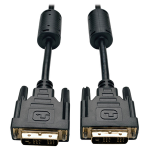 50FT DVI-D MALE/MALE SINGLE LINK DIGITAL TMDS MONITOR CABLE - BLACK by Tripp Lite