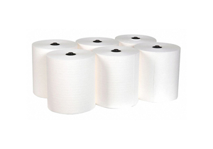 PAPER TOWEL ROLL HARDWOUND WHITE 8 W PK6 by Georgia-Pacific