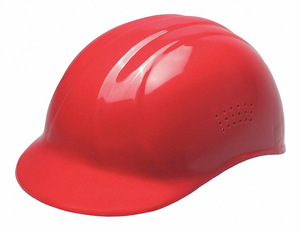 J5343 BUMP CAP BASEBALL PINLOCK RED by ERB Safety