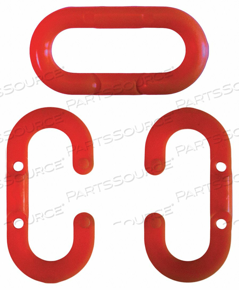 CHAIN LINK RED 2 SIZE PLASTIC by Mr. Chain