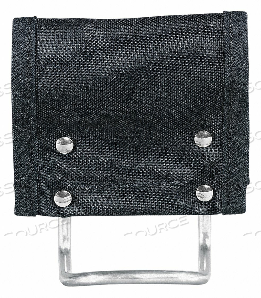 POWERLINE HAMMER-HOLDER, METAL RING, CORDURA NYLON, TUNNEL LOOP, BLACK by Klein Tools