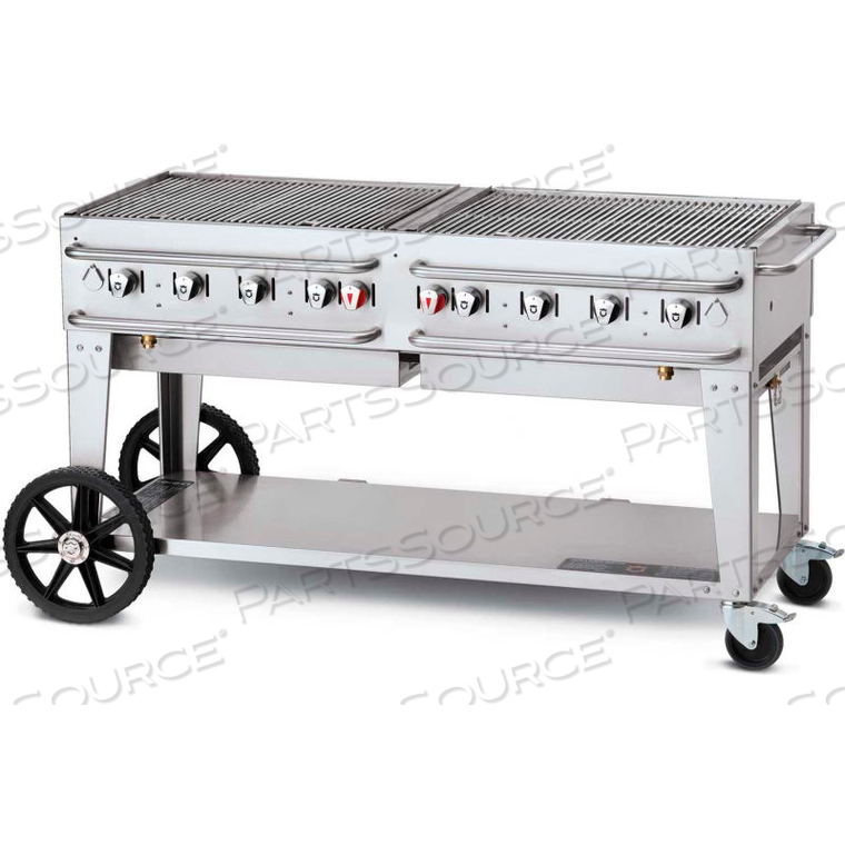 RENTAL MOBILE GRILL 60" LP - DOUBLE INLET - RCB-60 by Crown Verity RENTAL MOBILE GRILL 60" LP - DOUBLE INLET - RCB-60 by Crown Verity