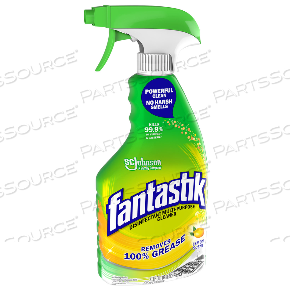 DISINFECTANT MULTI-PURPOSE CLEANER LEMON SCENT, 32 OZ SPRAY BOTTLE by Fantastik