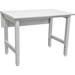 CORNERSTONE WORKBENCH - LAMINATE TOP, ADJUSTABLE HEIGHT 60"W X 30"D X 27-9/16"H by Treston