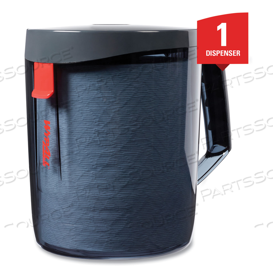 REACH TOWEL SYSTEM DISPENSER, 9.5 X 7 X 8.75, BLACK/SMOKE by WypAll