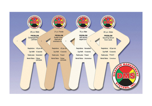 PATIENT VICTIM CARDS PK32 by Disaster Management Systems (DMS)