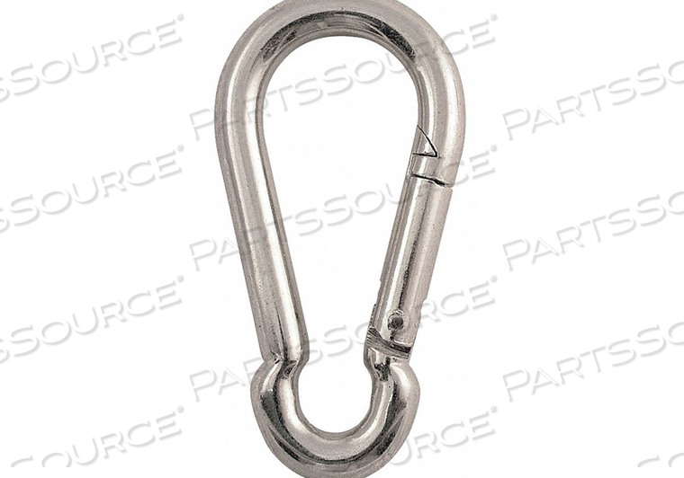 INTERLOCKING SNAP, LOAD RATED, STOCK THICKNESS 7/16 IN, OVERALL LENGTH 4 3/4 IN, EYE INSIDE DIA. 3/4 IN, MAX. LOAD CAPACITY 700 LB, SNAP OPE by Lucky Line Products INTERLOCKING SNAP, LOAD RATED, STOCK THICKNESS 7/16 IN, OVERALL LENGTH 4 3/4 IN, EYE INSIDE DIA. 3/4 IN, MAX. LOAD CAPACITY 700 LB, SNAP OPE by Lucky Line Products