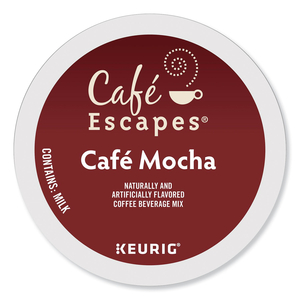 MOCHA K-CUPS, 24/BOX, 96/CARTON by Cafe Escapes