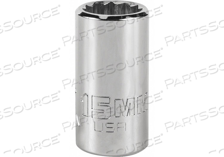 SOCKET 1/2 METRIC SIZE 15MM by Proto SOCKET 1/2 METRIC SIZE 15MM by Proto