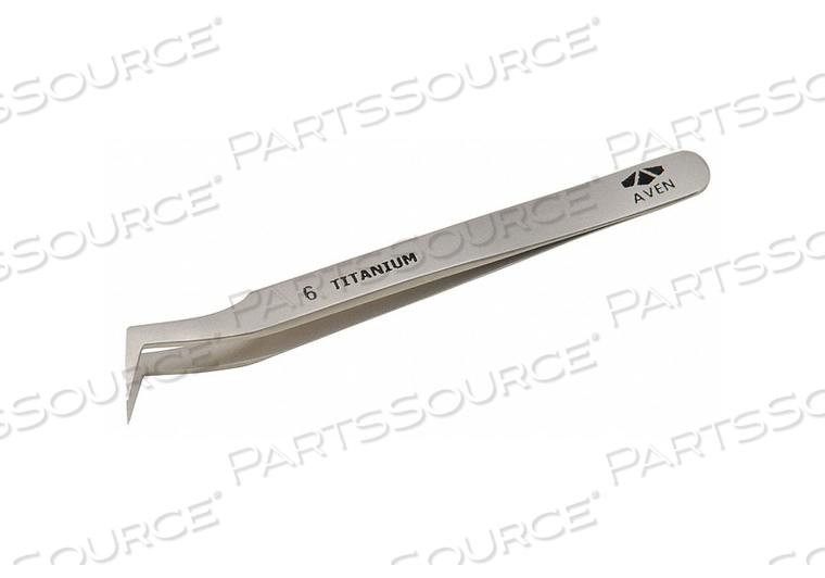 PRECISION TWEEZER TITANIUM 4-1/2 IN by Aven PRECISION TWEEZER TITANIUM 4-1/2 IN by Aven