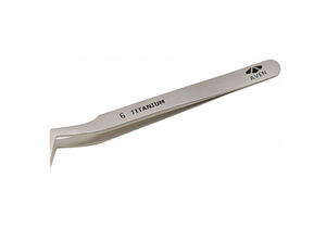 PRECISION TWEEZER TITANIUM 4-1/2 IN by Aven