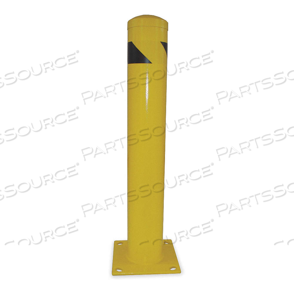 BOLLARD, BOLT-ON, 36 IN INSTALL HT, 5 1/2 IN DIA, CARBON STEEL, YELLOW by Approved Vendor BOLLARD, BOLT-ON, 36 IN INSTALL HT, 5 1/2 IN DIA, CARBON STEEL, YELLOW by Approved Vendor