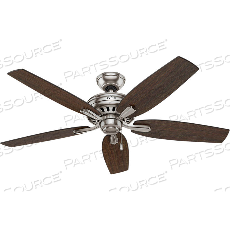 52" NEWSOME CEILING FAN - BRUSHED NICKEL by Hunter Fan Co. / Casablanca Fand Co. 52" NEWSOME CEILING FAN - BRUSHED NICKEL by Hunter Fan Co. / Casablanca Fand Co.