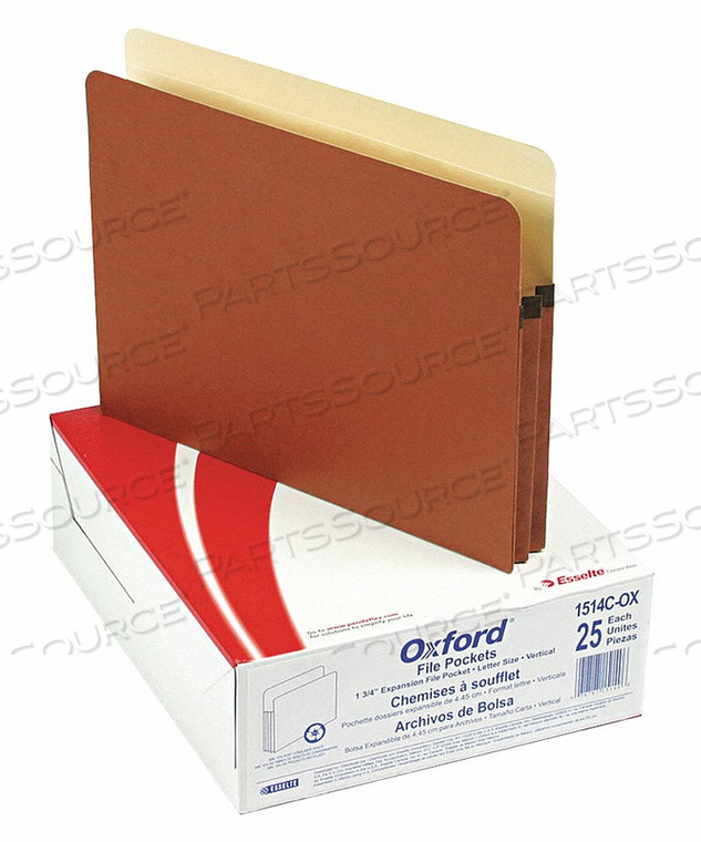 EXPAND FILE FOLDER MANILA/FIBER PK25 by Tops