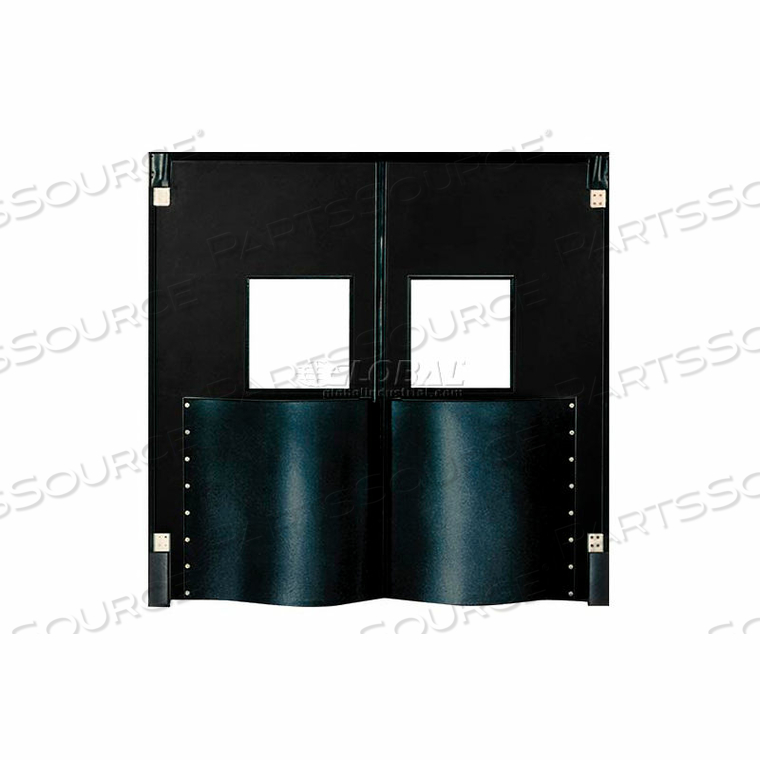 EXTRA HD DOUBLE PANEL TRAFFIC DOOR 6'W X 7'H BLACK by Chase Industries, Inc. EXTRA HD DOUBLE PANEL TRAFFIC DOOR 6'W X 7'H BLACK by Chase Industries, Inc.