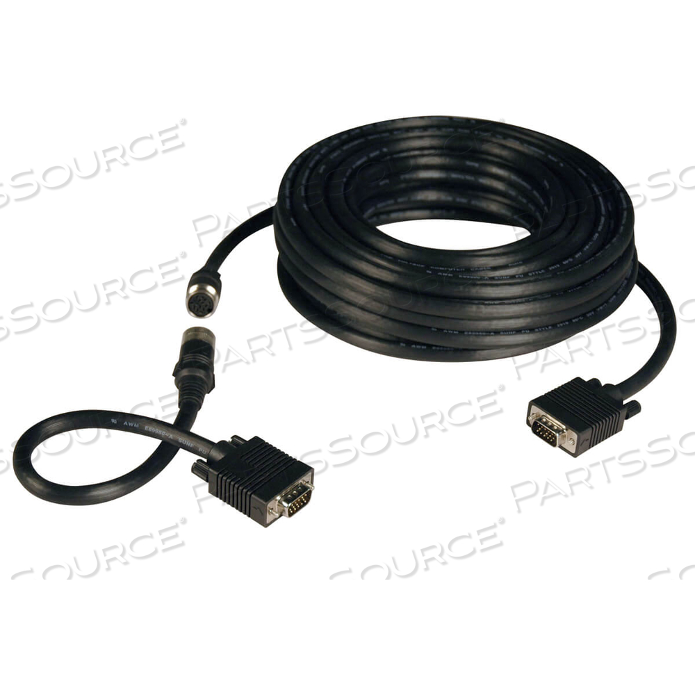 VGA CABLE, 100 FT CABLE, MALE, MALE VGA CABLE, 100 FT CABLE, MALE, MALE