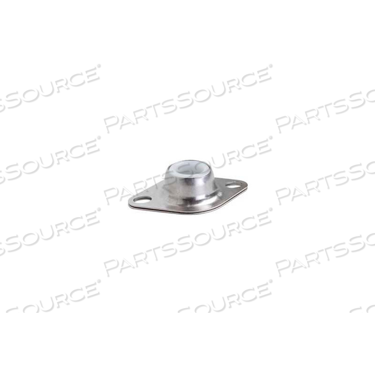 CLESCO, FLANGE MOUNT UHMW-PE BEARING, SS HOUSING, SELF-ALIGNING, 3/4"ID by Climax Metal Products