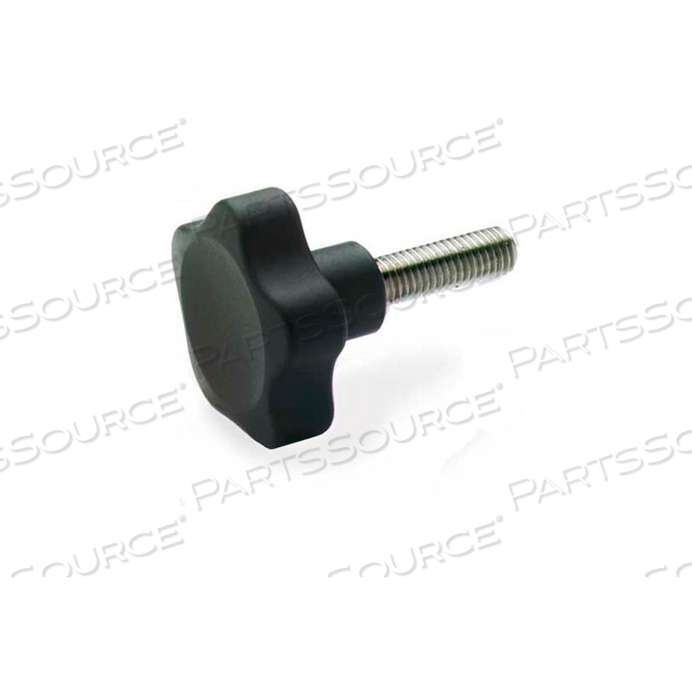 EN5337.4 SOLID FIVE LOBED KNOB, 20", M6 X 1.0, 5337.4-32-M6-20 by J.W. Winco