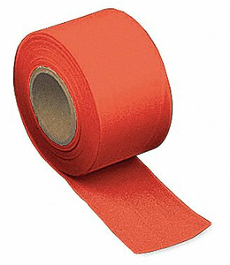 TAFFETA FLAGGING TAPE RED 300 FT X 2 IN by Presco TAFFETA FLAGGING TAPE RED 300 FT X 2 IN by Presco