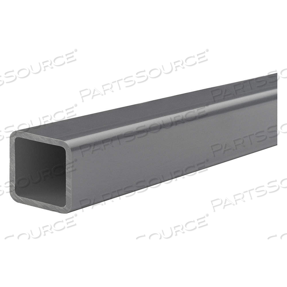 TUBE STOCK, 2 FT PLASTIC LG, GRAY, OPAQUE, 5/64 IN WALL THICK, 1 3/8 IN OUTSIDE WD by Approved Vendor