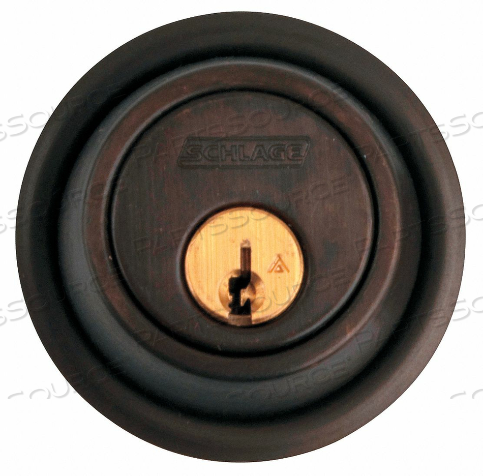 DEADBOLT HD OIL RUBBED BRONZE 6 PINS by Schlage Lock DEADBOLT HD OIL RUBBED BRONZE 6 PINS by Schlage Lock