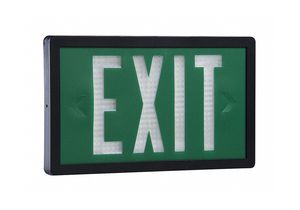 SELF-LUMINOUS EXIT SIGN 10 YR. 2 FACE by Isolite