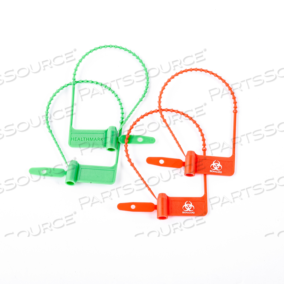 SEAL PACK, CLEAN AND DIRTY, GREEN, RED, LATEX LATEX/LATEX-FREE by Healthmark Industries