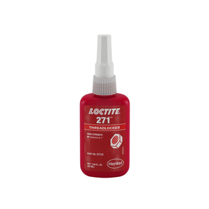 135381 LOCTITE THREADLOCKER, # 271, HIGH STRENGTH, RED, 50 ML BOTTLE by Loctite Brand 135381 LOCTITE THREADLOCKER, # 271, HIGH STRENGTH, RED, 50 ML BOTTLE by Loctite Brand