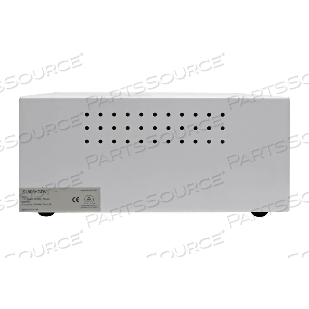 ISOLATOR DUAL-VOLTAGE 115/230V 1800W 60601-1 MEDICAL-GRADE C13 by Tripp Lite ISOLATOR DUAL-VOLTAGE 115/230V 1800W 60601-1 MEDICAL-GRADE C13 by Tripp Lite