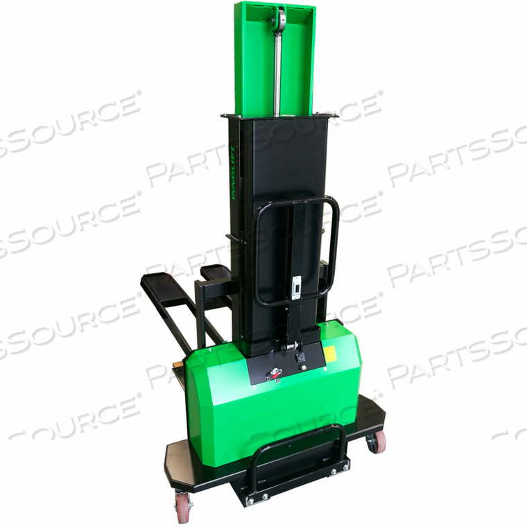 LARGE HIGH CAP. OPEN BOTTOM SELF-LIFTING PALLET LOADER 38" LIFT 2200 LB. CAP. 