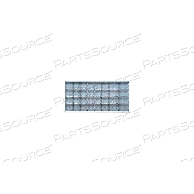 DW DRAWER LAYOUT, 32 COMPARTMENTS 3" H by Lista International Corporation (North America)