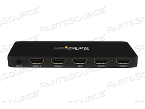 4K HDMI 4-PORT VIDEO SPLITTER - 1X4 HDMI SPLITTER - 4K 30HZ - VIDEO/AUDIO SWITCH - 4 X HDMI - DESKTOP 4K HDMI 4-PORT VIDEO SPLITTER - 1X4 HDMI SPLITTER - 4K 30HZ - VIDEO/AUDIO SWITCH - 4 X HDMI - DESKTOP