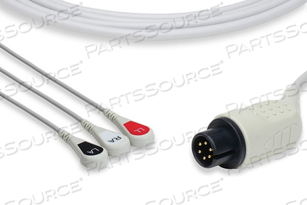 0012-00-1054-02 DATASCOPE 5 LEAD ECG SNAP 6PINS 