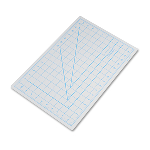 SELF-HEALING CUTTING MAT, NONSLIP BOTTOM, 1" GRID, 12 X 18, GRAY by X-Acto
