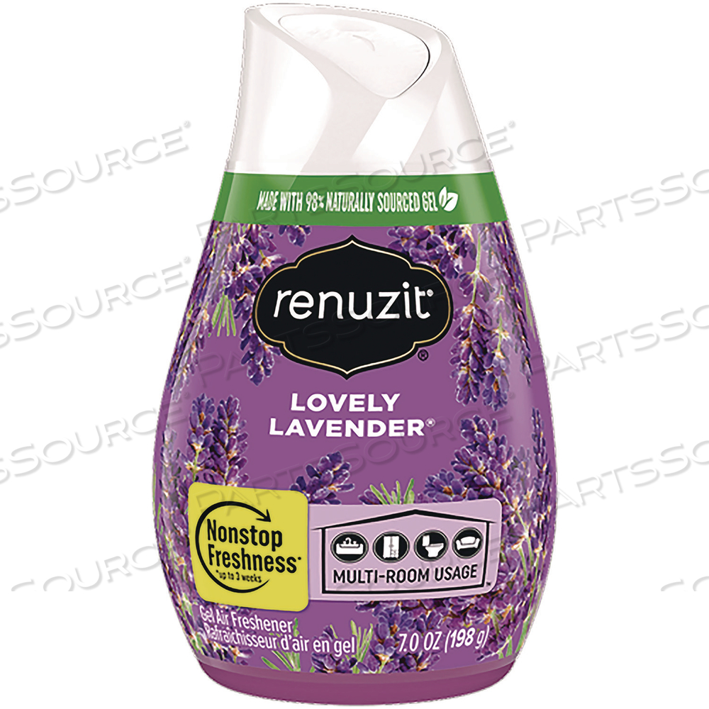 ADJUSTABLES AIR FRESHENER, LOVELY LAVENDER, 7 OZ CONE by Renuzit