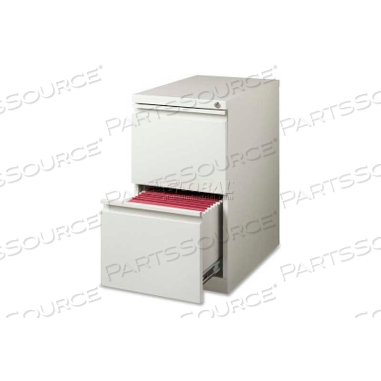 2-DRAWER MOBILE FILE PEDESTAL,15"W X 22.9"D X 27-3/4"H, LIGHT GRAY by Lorell 2-DRAWER MOBILE FILE PEDESTAL,15"W X 22.9"D X 27-3/4"H, LIGHT GRAY by Lorell