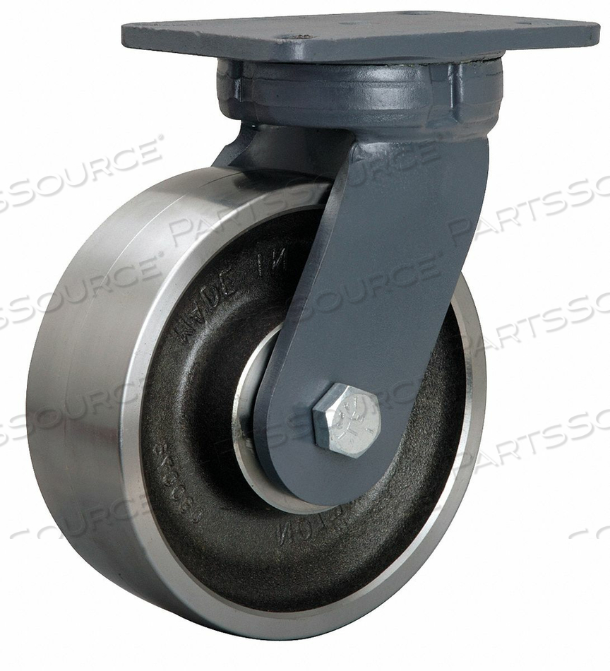 KINGPINLESS PLATE CASTER SWIVEL 6000 LB. by Hamilton