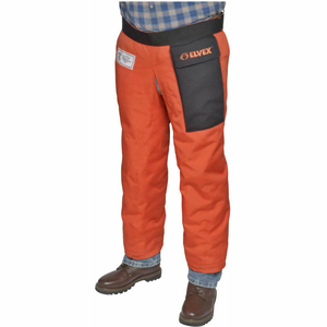 WRAPAROUND CHAINSAW CHAPS, ORANGE, 33"L by Elvex