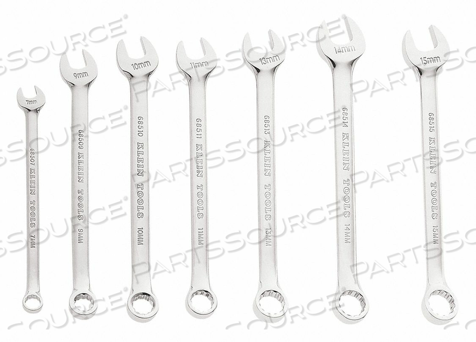 COMBINATION METRIC WRENCH SET, 7-PC. W/ POUCH by Klein Tools
