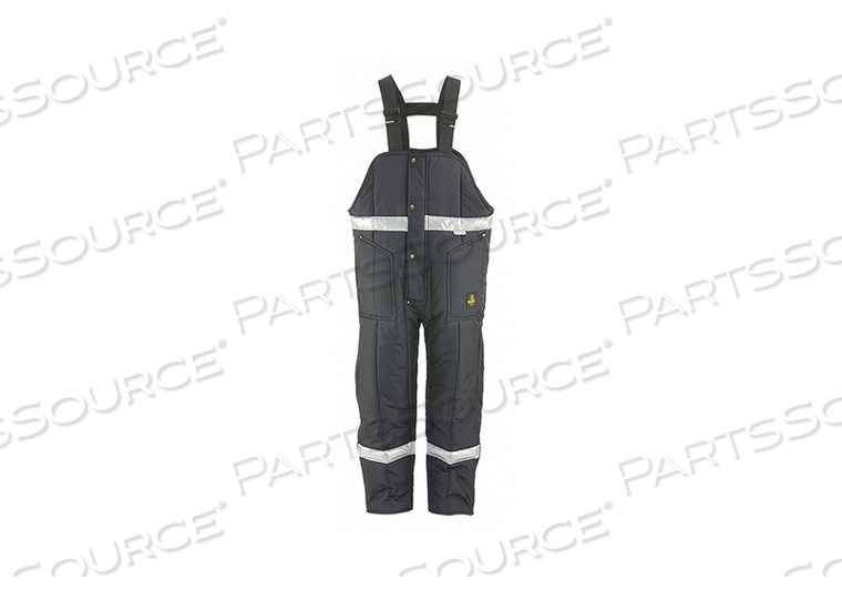 IRON TUFF ENHANCED VISIBILITY HIGH BIB OVERALL REGULAR, NAVY - XL by RefrigiWear