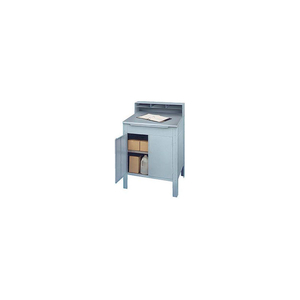 CABINET SHOP DESK PIGEONHOLE RISER, STAINLESS 32-1/2"W X 30"D X 53"H - GRAY by Winholt CABINET SHOP DESK PIGEONHOLE RISER, STAINLESS 32-1/2"W X 30"D X 53"H - GRAY by Winholt