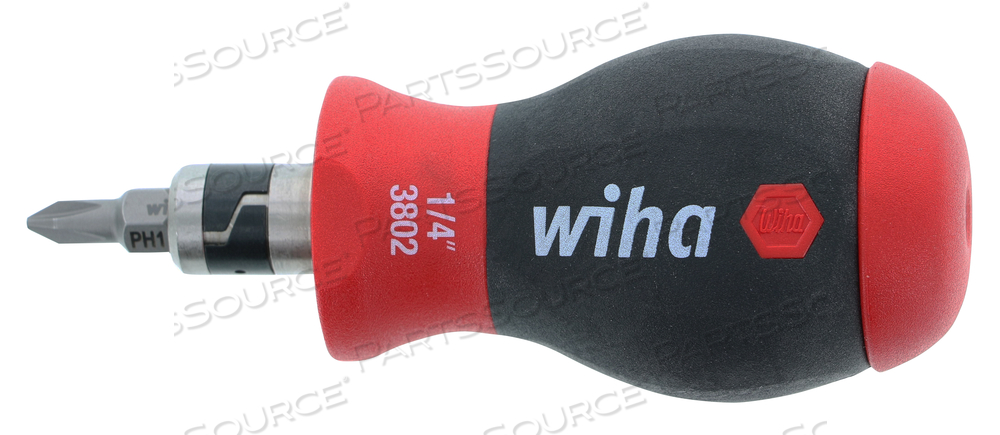14INONE SOFTFINISH STUBBY MULTI-BIT DRIVER by Wiha Tools
