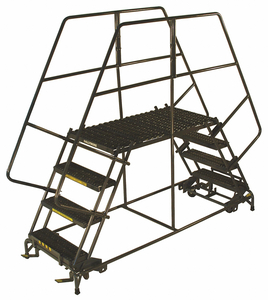 ROLLING WORK PLATFORM STEEL DUAL 70 IN.H by Ballymore