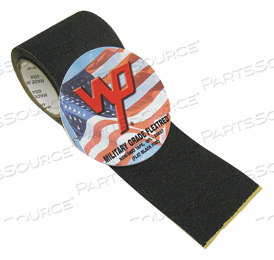ANTI-SLIP TAPE SOLID 4 W 60 GRIT by Military Grade Flextred ANTI-SLIP TAPE SOLID 4 W 60 GRIT by Military Grade Flextred
