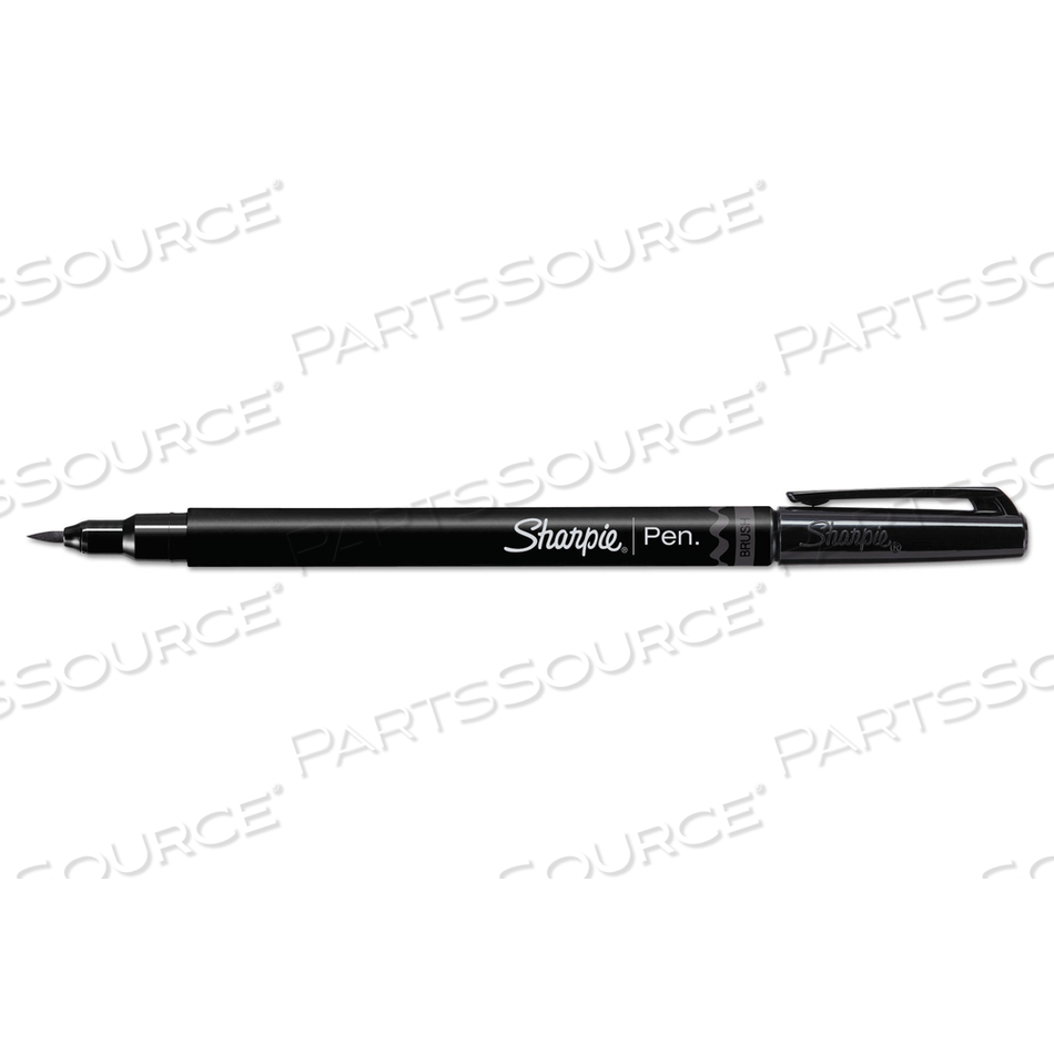BRUSH TIP PENS, FINE BRUSH TIP, BLACK by Sharpie BRUSH TIP PENS, FINE BRUSH TIP, BLACK by Sharpie