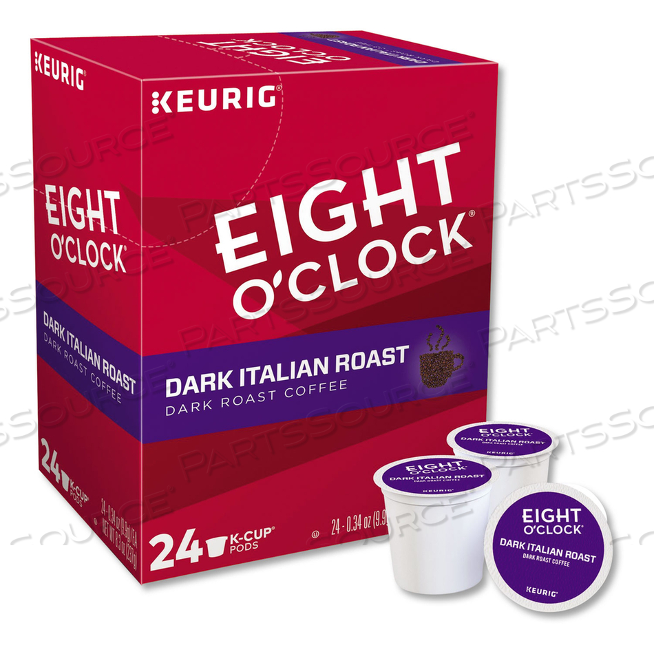 DARK ITALIAN ROAST COFFEE K-CUPS by Eight O'Clock Coffee Company