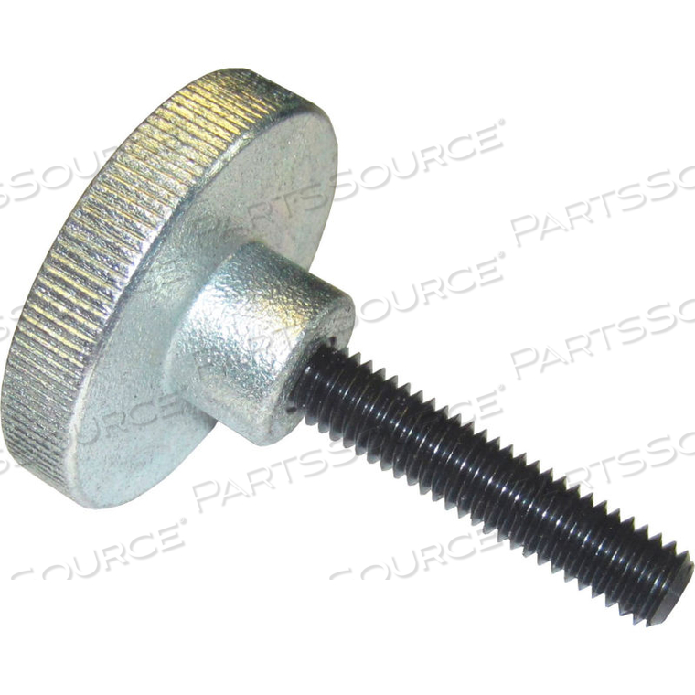 HAND KNOB SCREWS - CAST IRON KNURLED KNOB - 1/2-13 THREAD - 1-3/4" THREAD LENGTH by Morton Machine Works